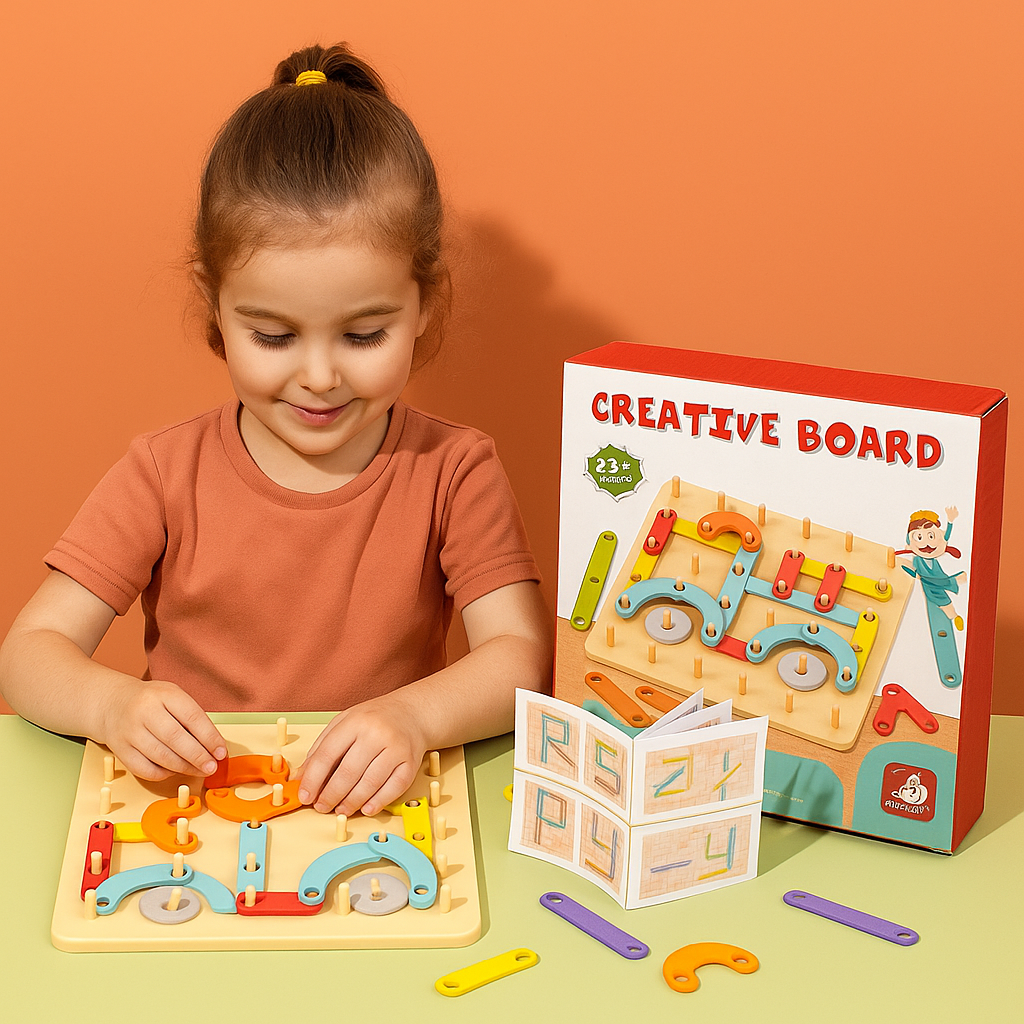 SkillCraft Wooden Design Board