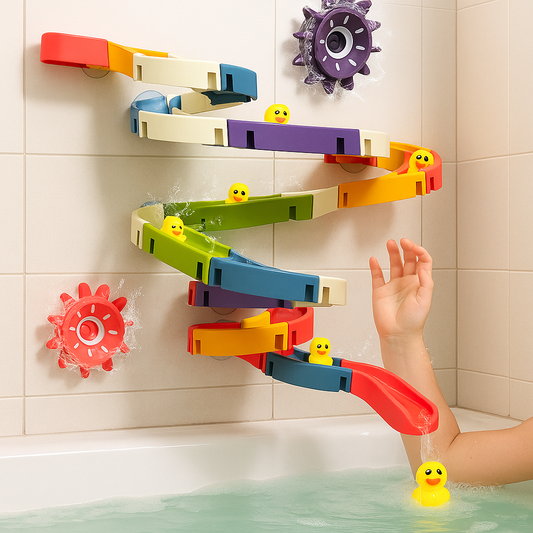 Quacking Water Slide Fun