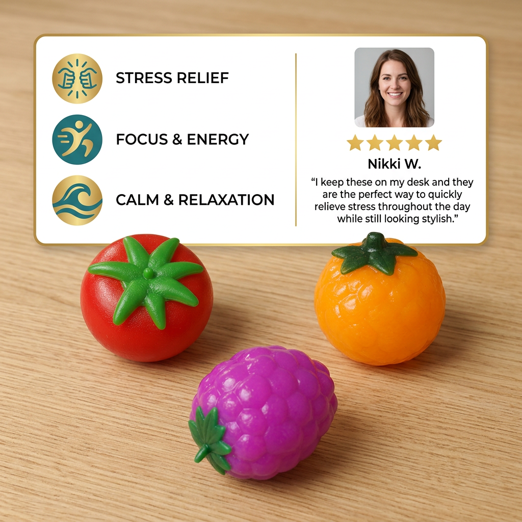 Food-Shaped Squishy Stress Relief Toy