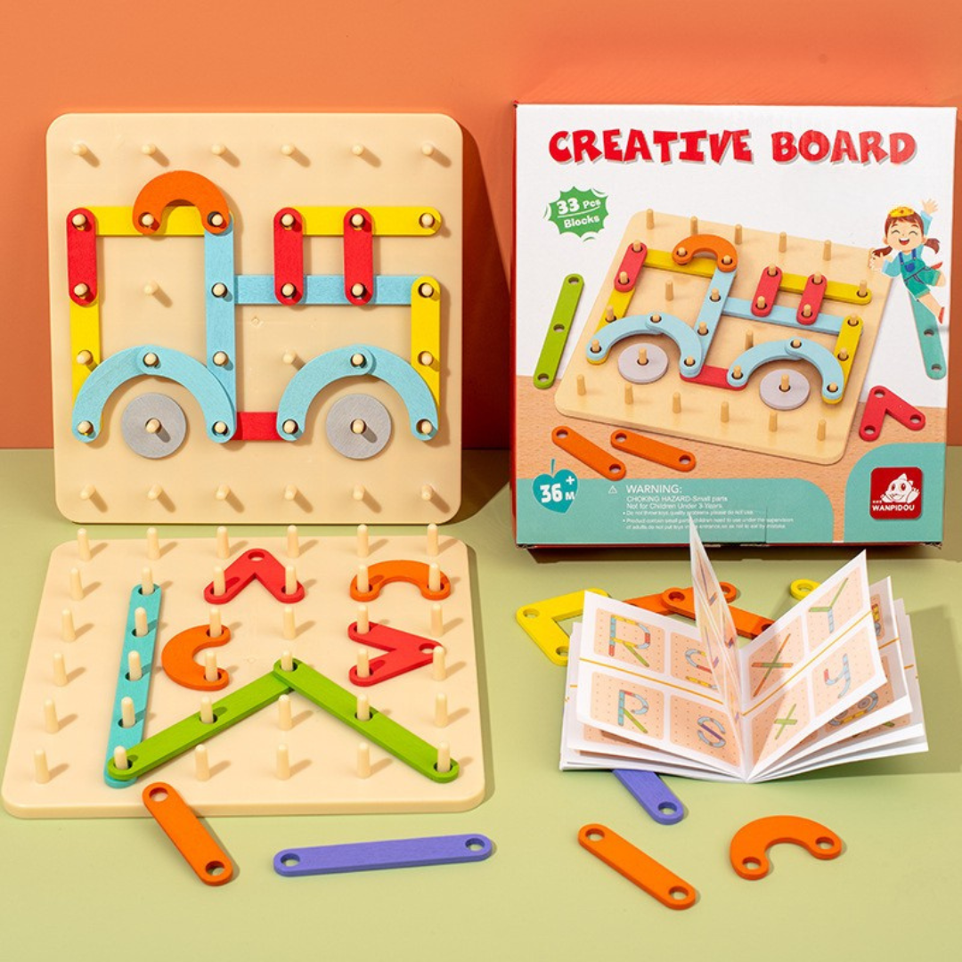 SkillCraft Wooden Design Board
