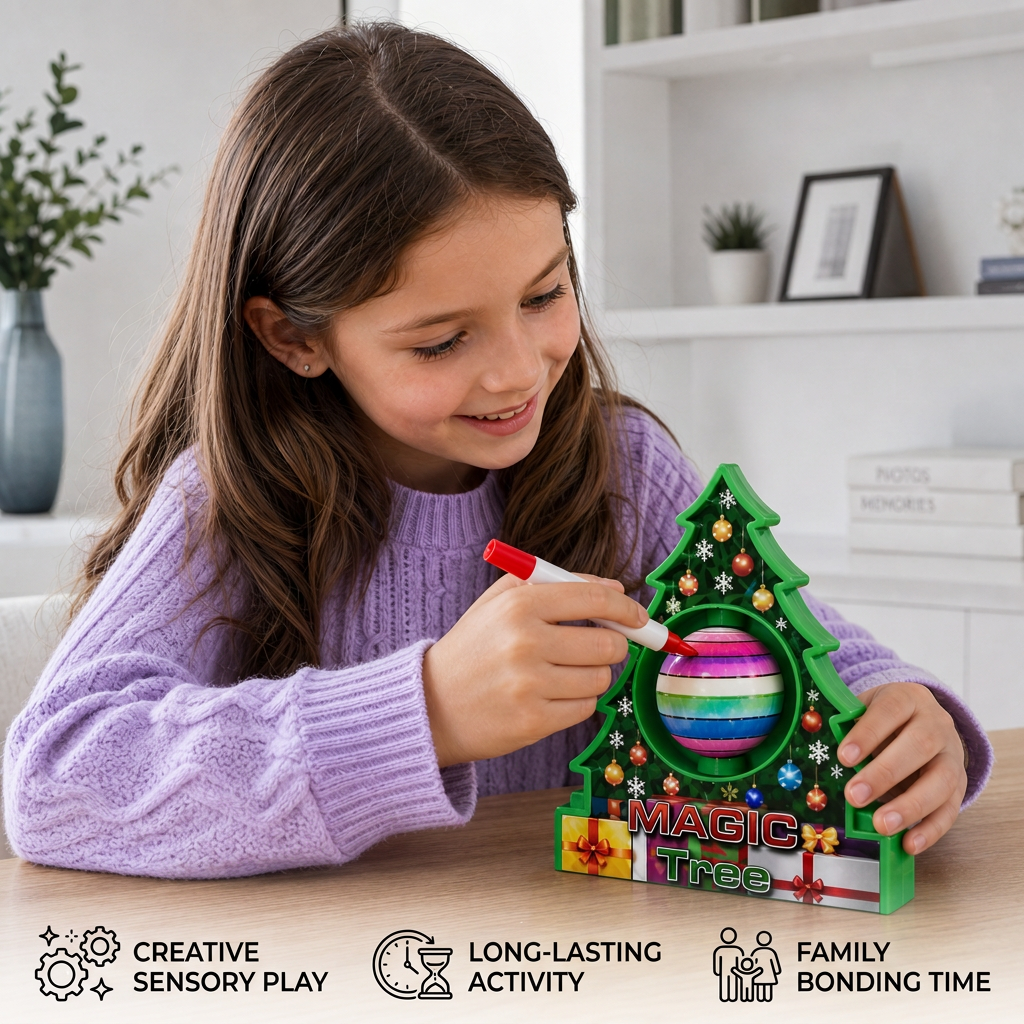 DIY Christmas Spinning Ornament Painting Kit