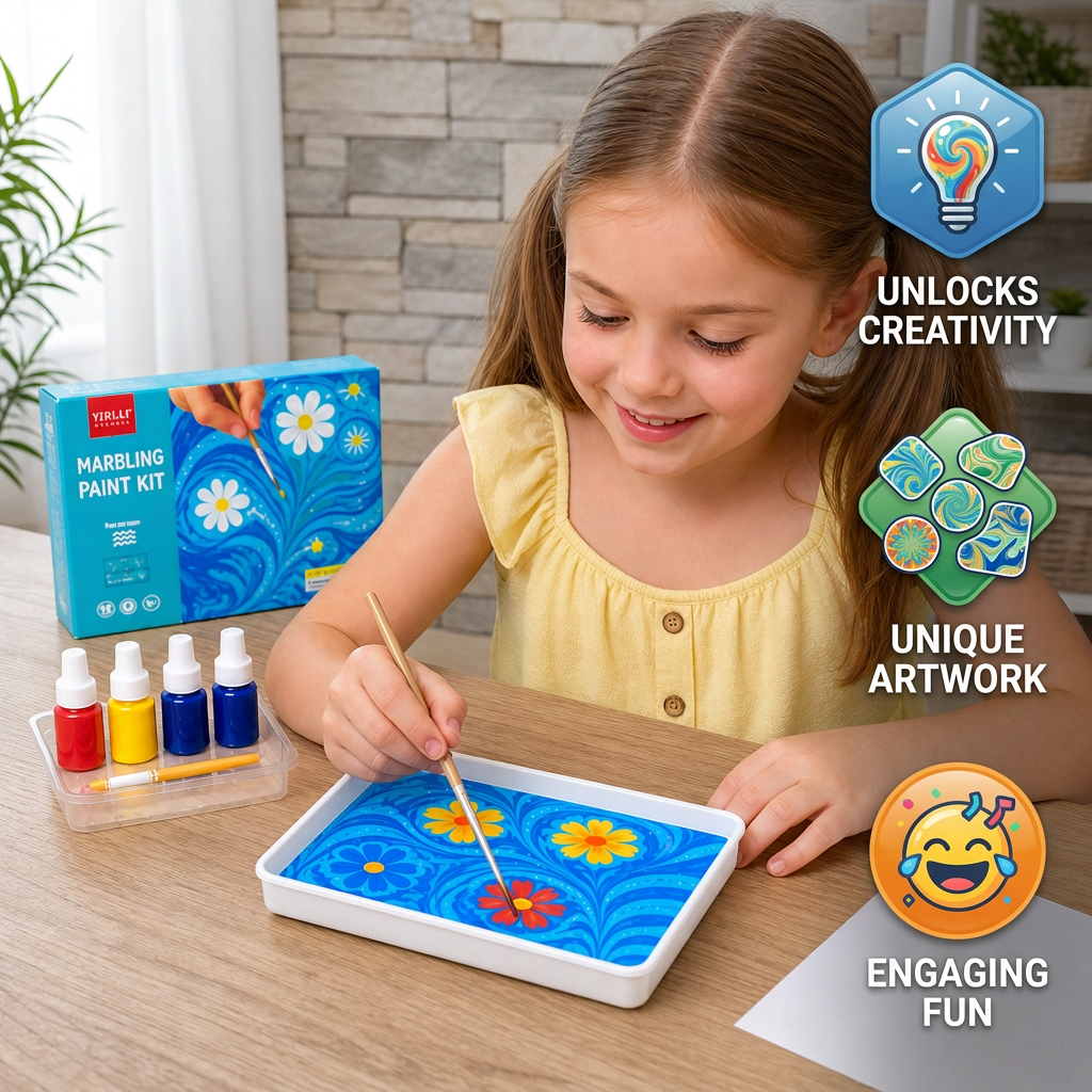 Creative Marbling Paint Set