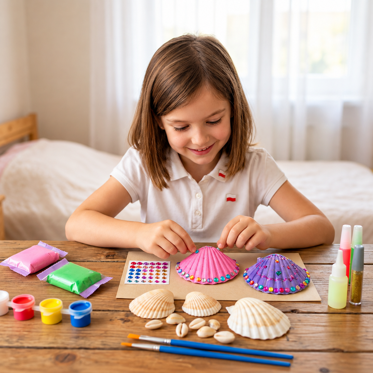 Glow in the Dark Sea Shell Painting & Craft Kit