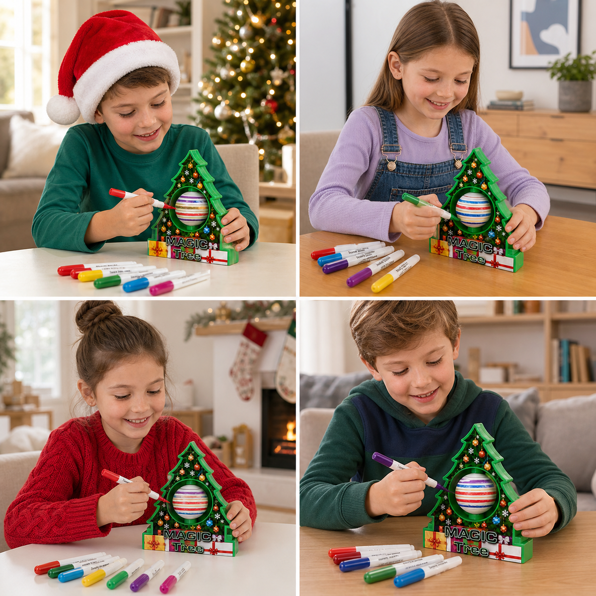 DIY Christmas Spinning Ornament Painting Kit