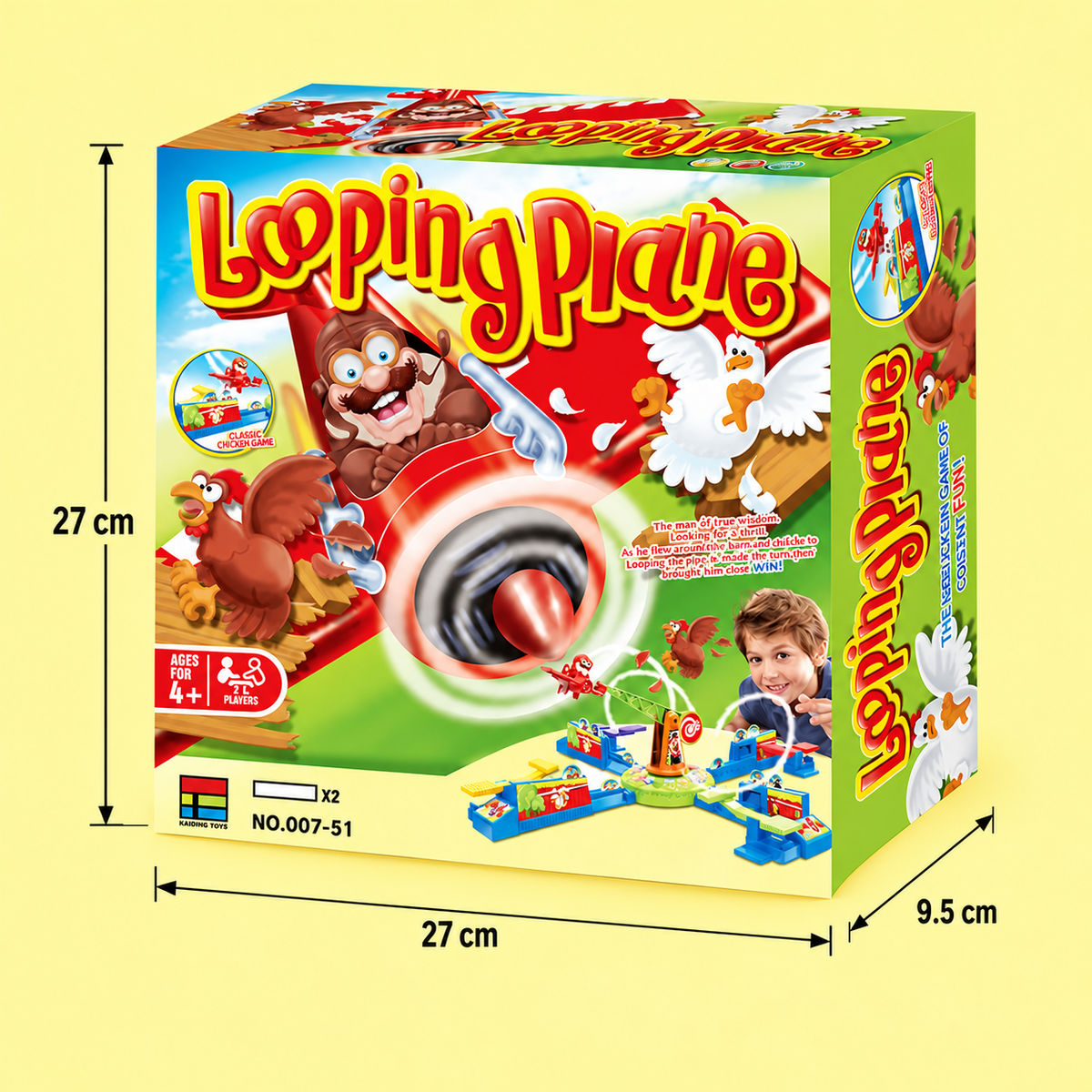 Interactive Multiplayer Flying Plane Family Board Game