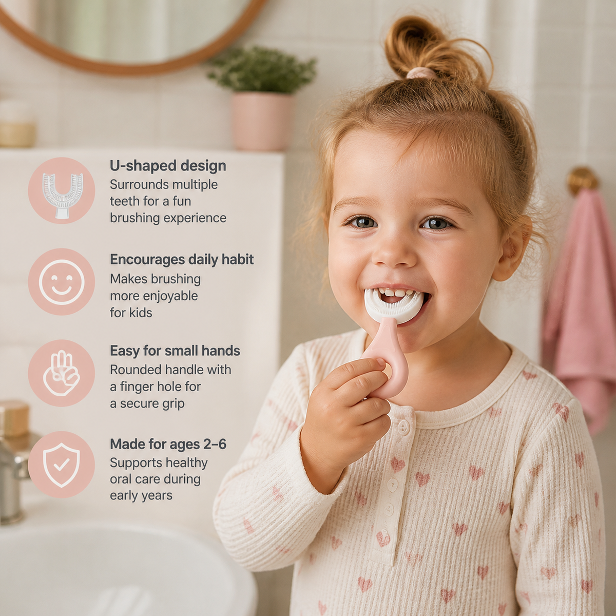 Kids’ U-Shaped Toothbrush