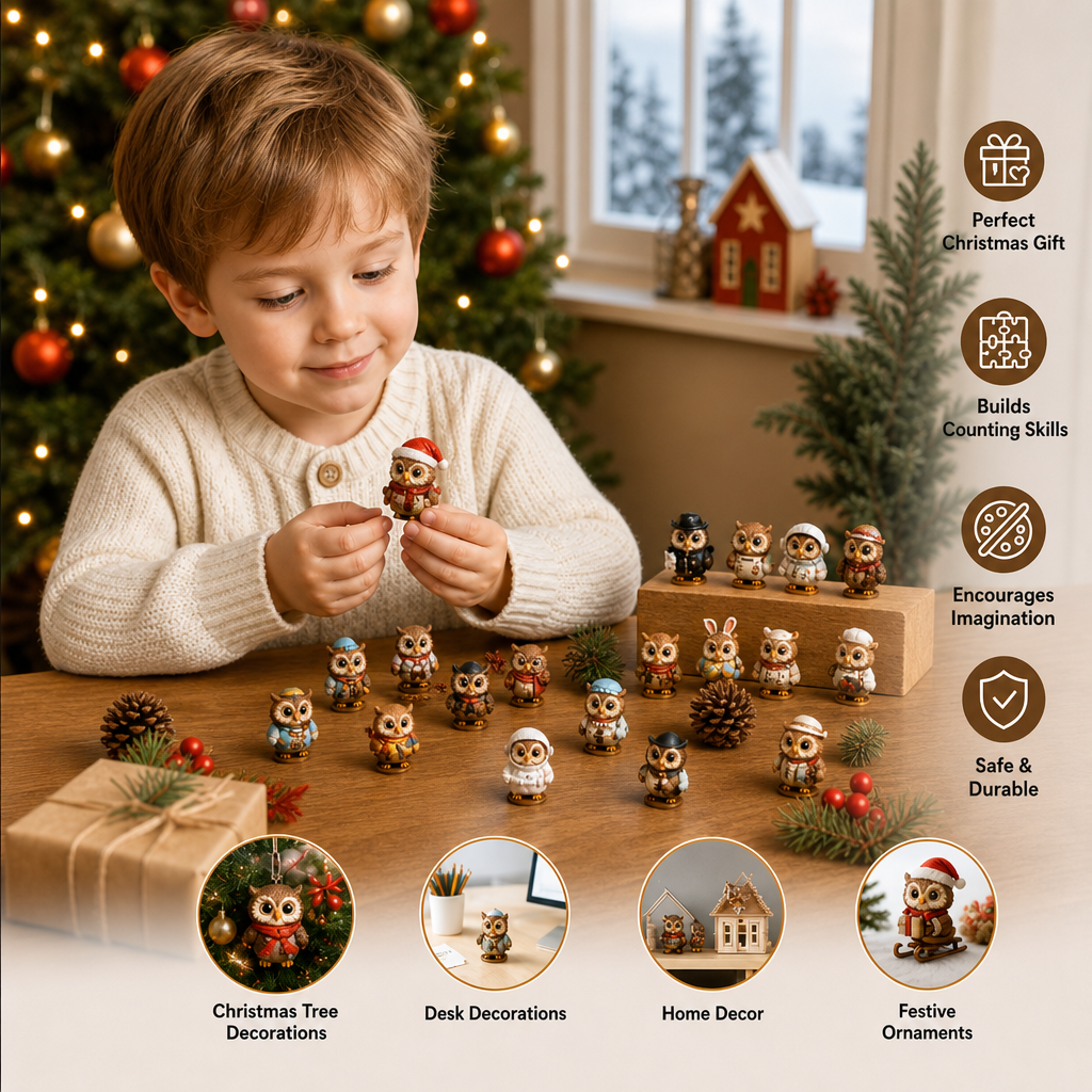 24-Day Owl Advent Calendar