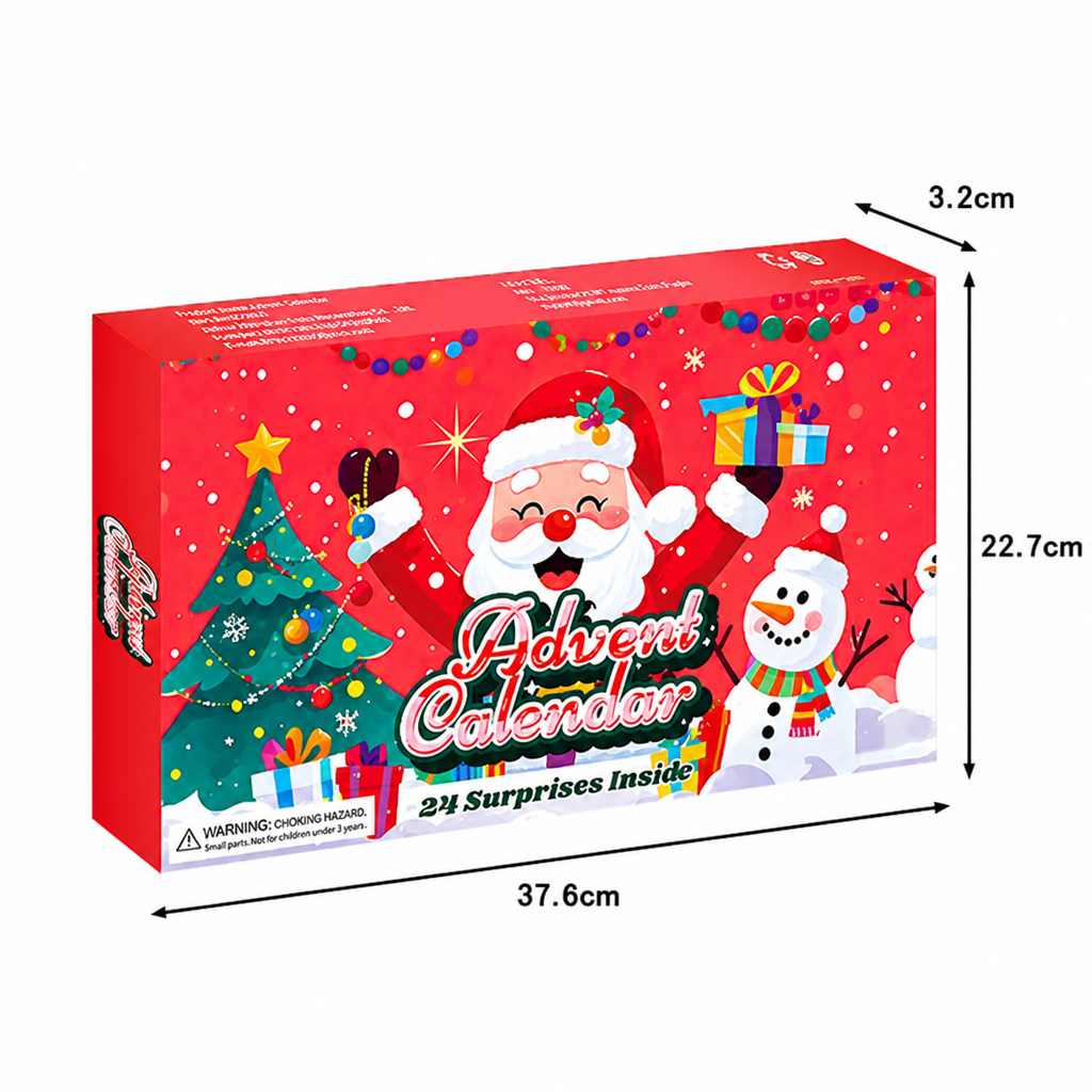 24-Day Cartoon Car Advent Calendar