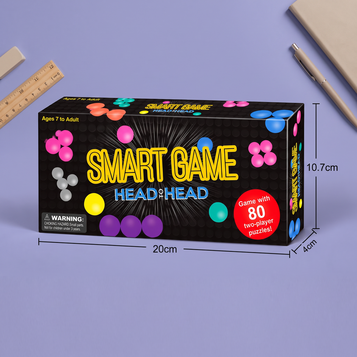 Head-to-Head Logic Puzzle Game – 80 Brain Teaser Challenges