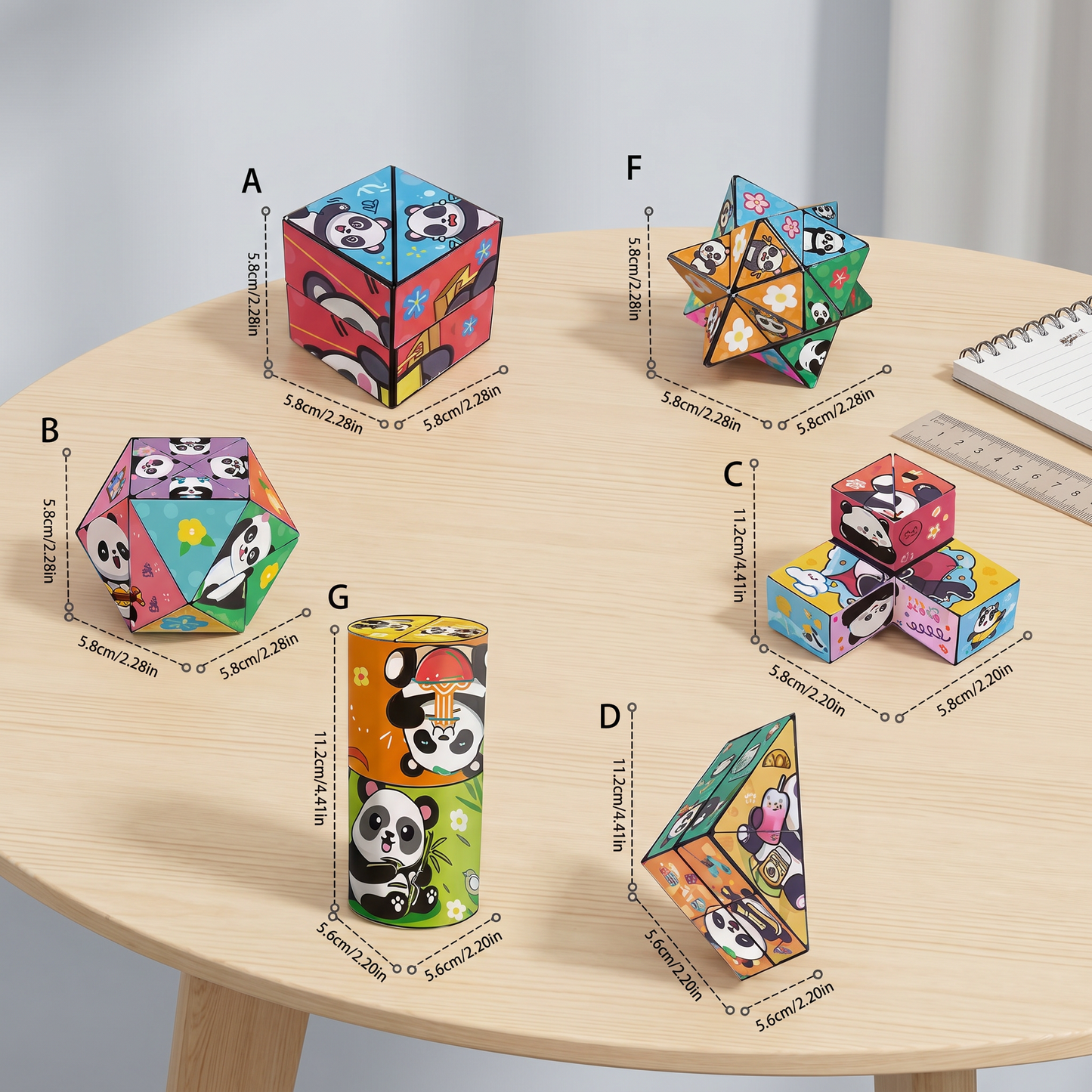 Magical Folding Cubes