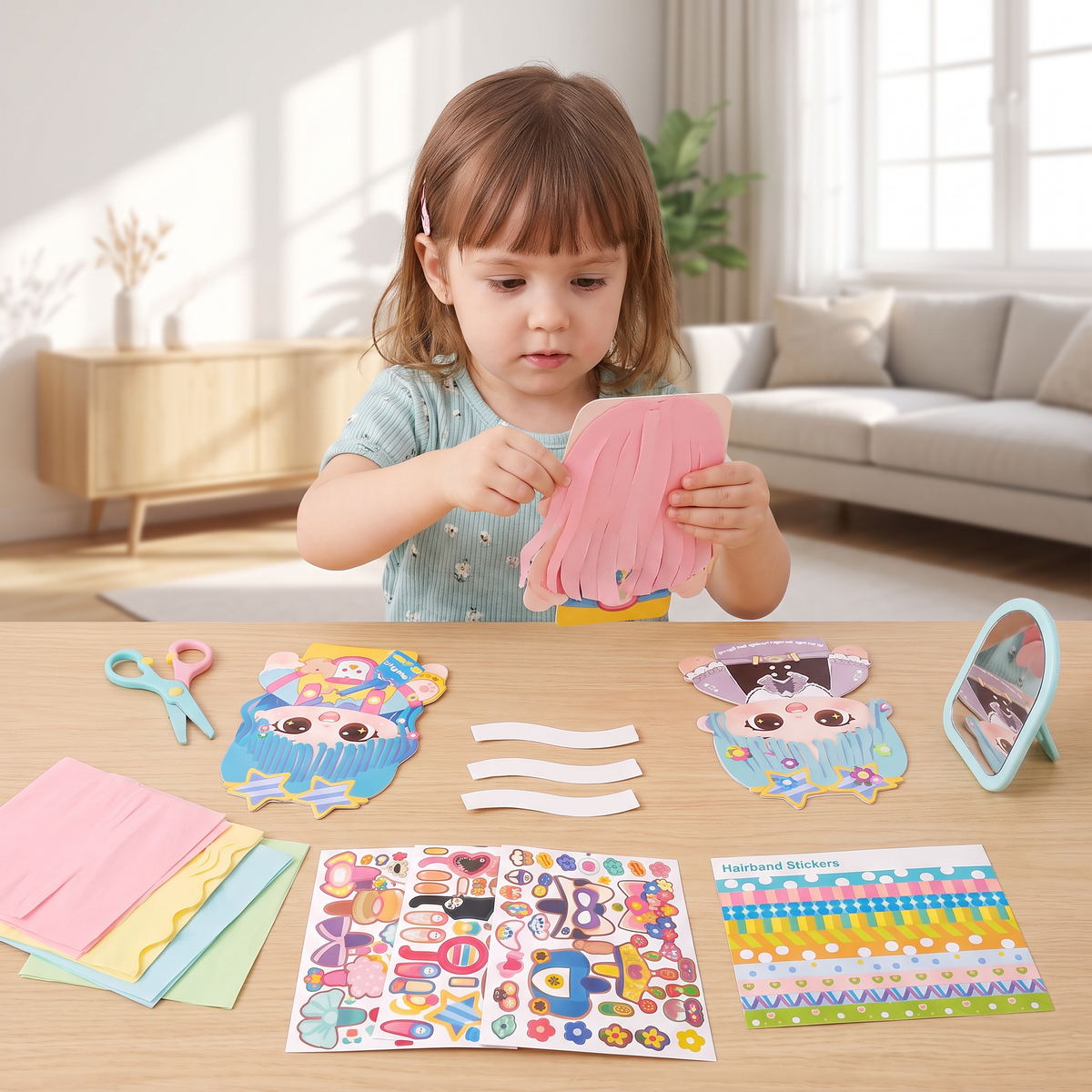 DIY Hair Stylist Craft Kit for Kids