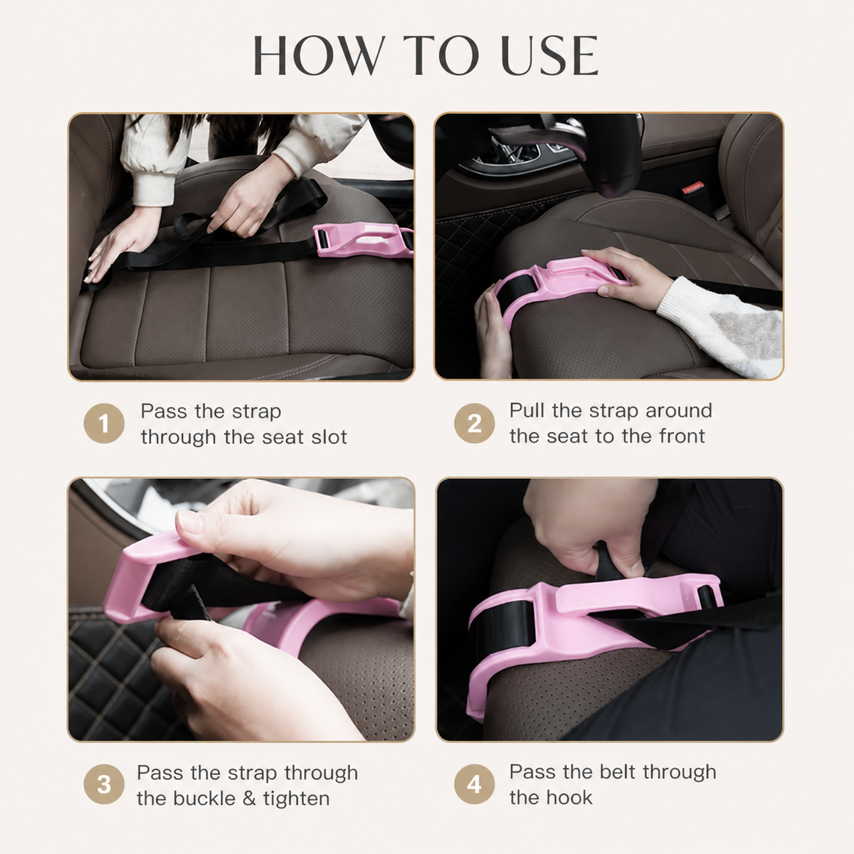 Car Travel Maternity Belly Support Strap – Adjustable & Comfortable Pregnancy Support