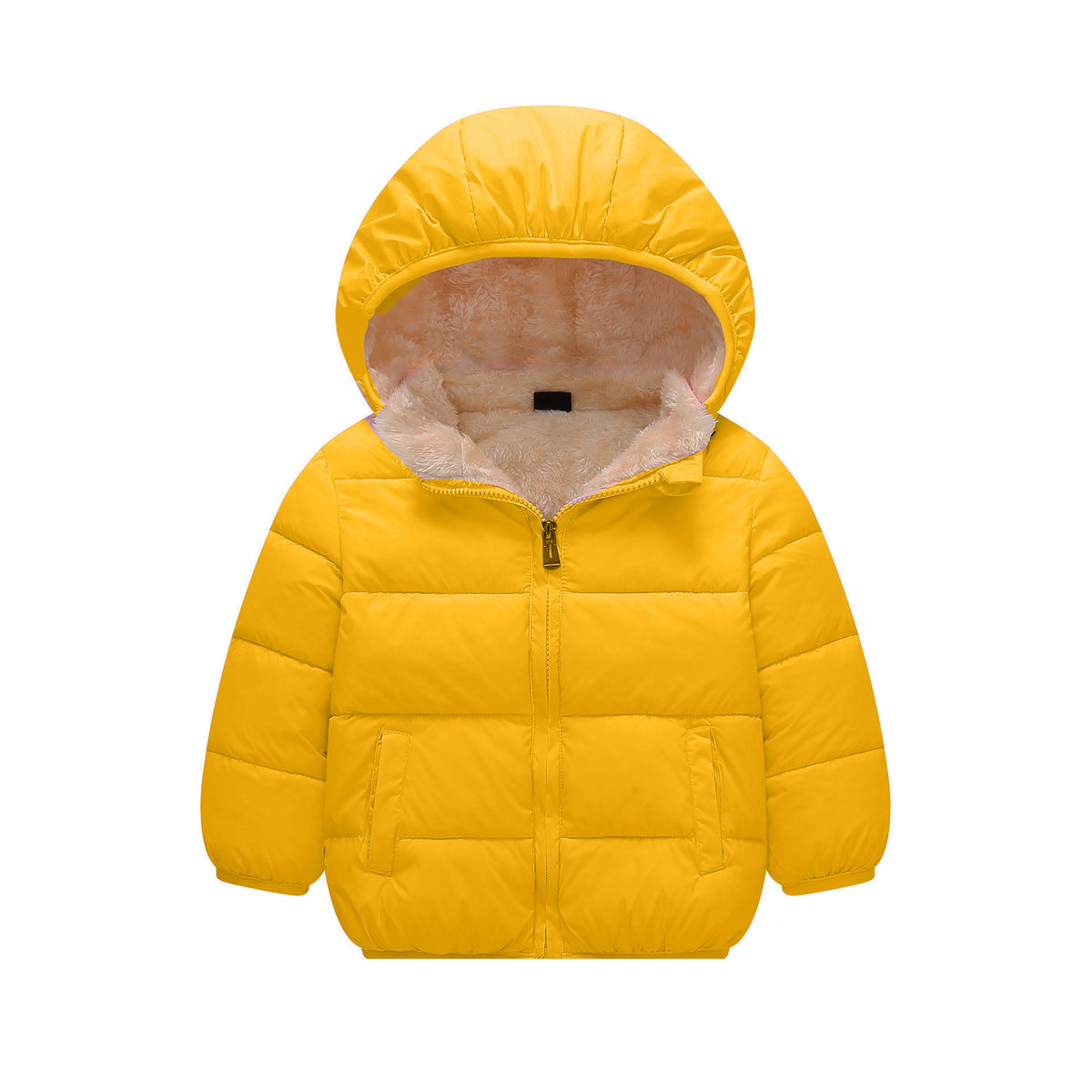 Fleece-Lined Baby & Toddler Puffer Jacket