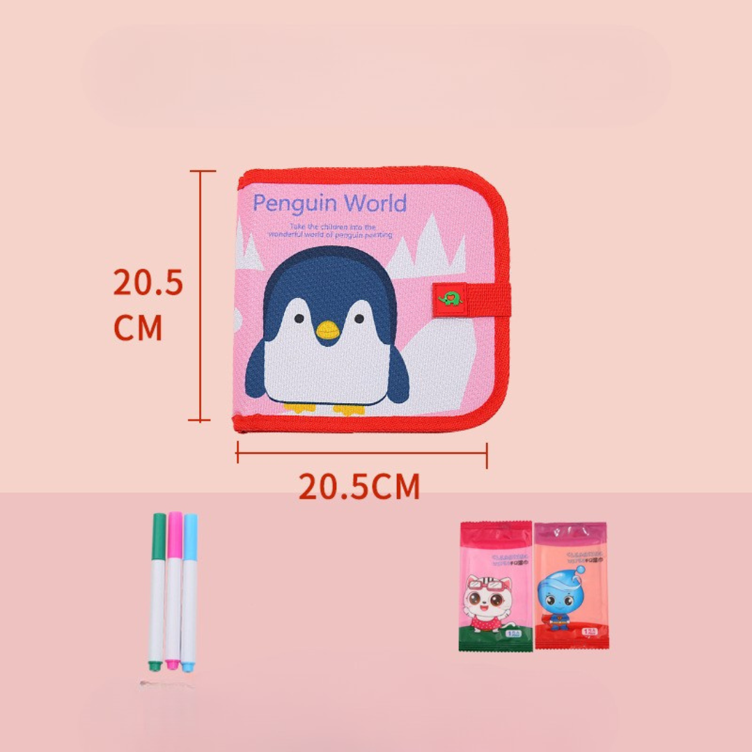 Portable Reusable Drawing Book for Children