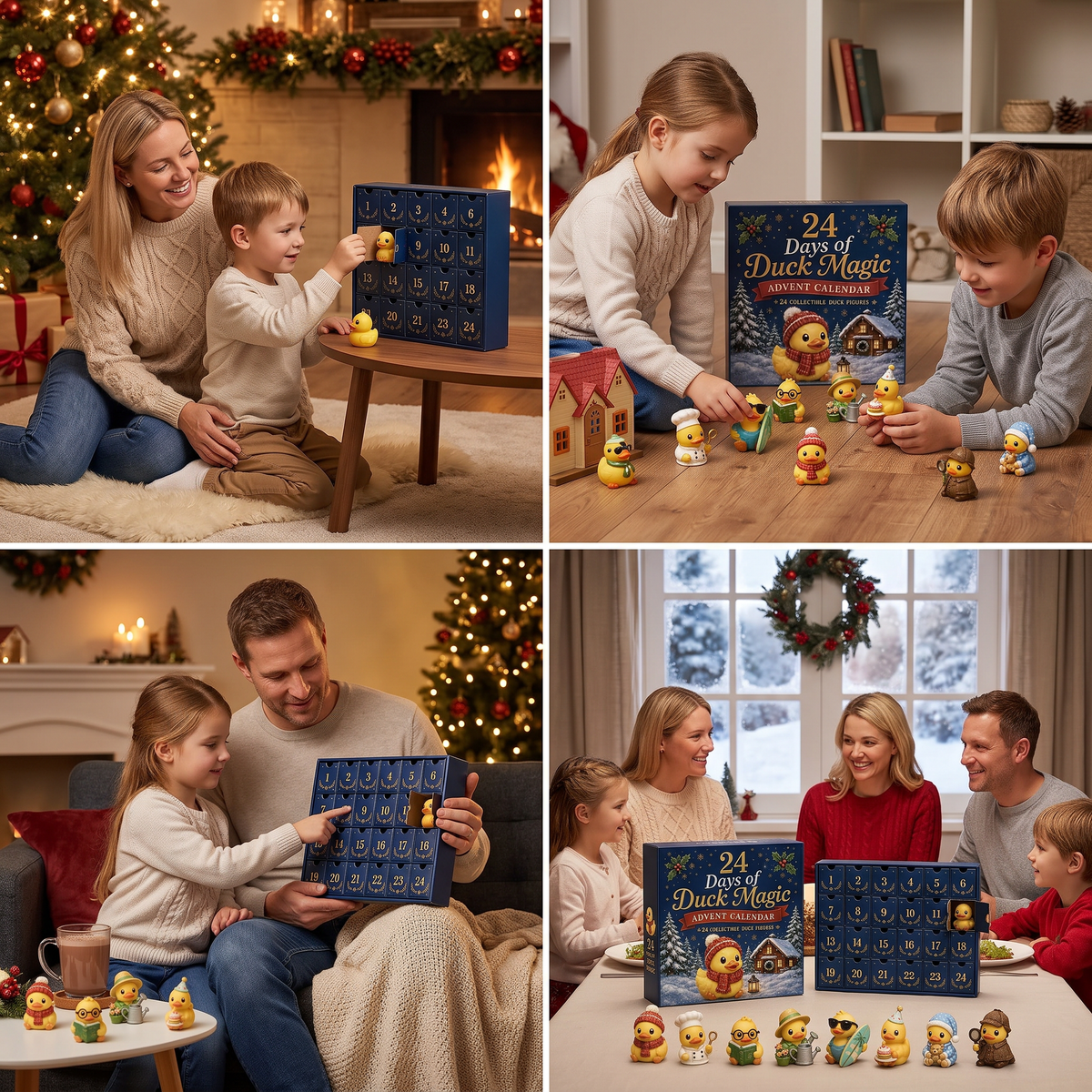 24-Day Magic Duck Advent Calendar with Collectible Mini Figurines