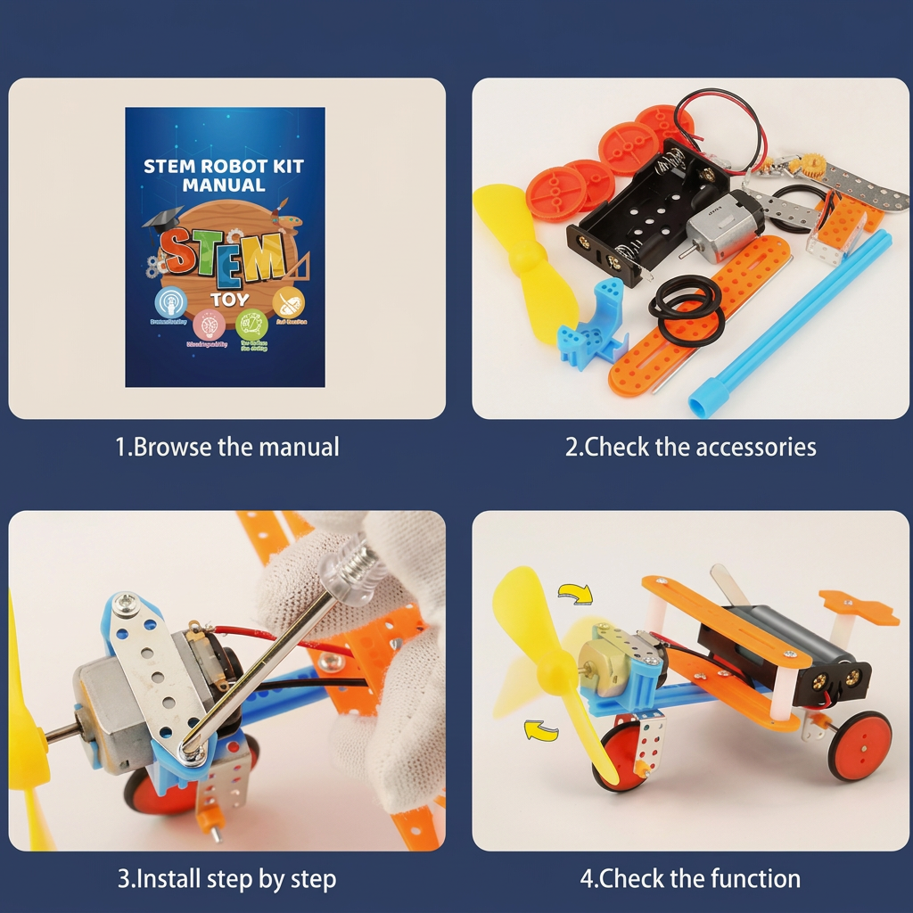 5-in-1 DIY Educational STEM Vehicle Building Kit