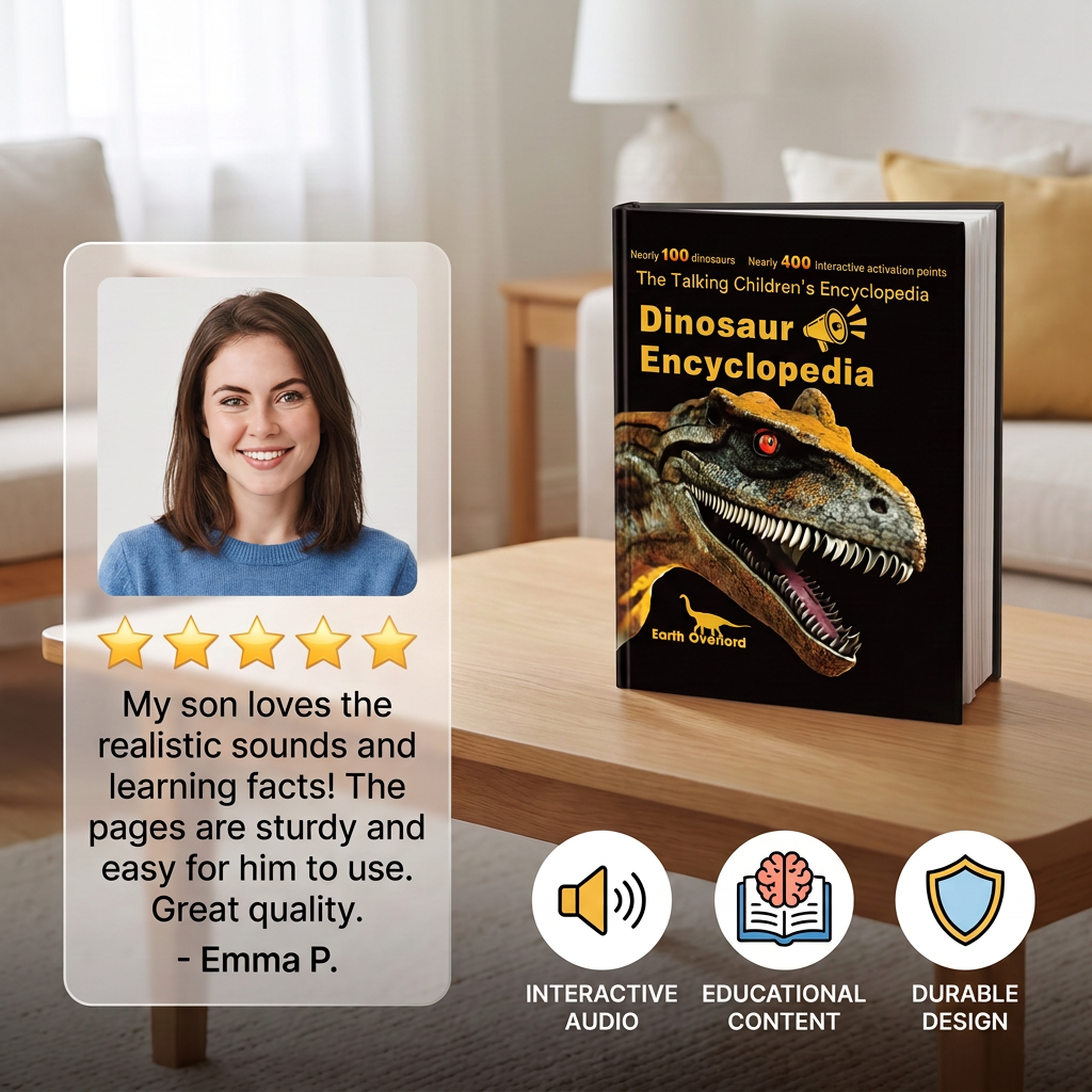 Interactive Talking Dinosaur Encyclopedia Book