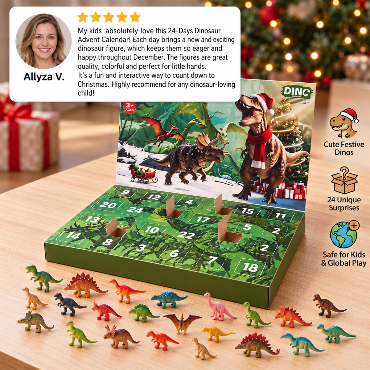 24-Days Dinosaur Advent Calendar