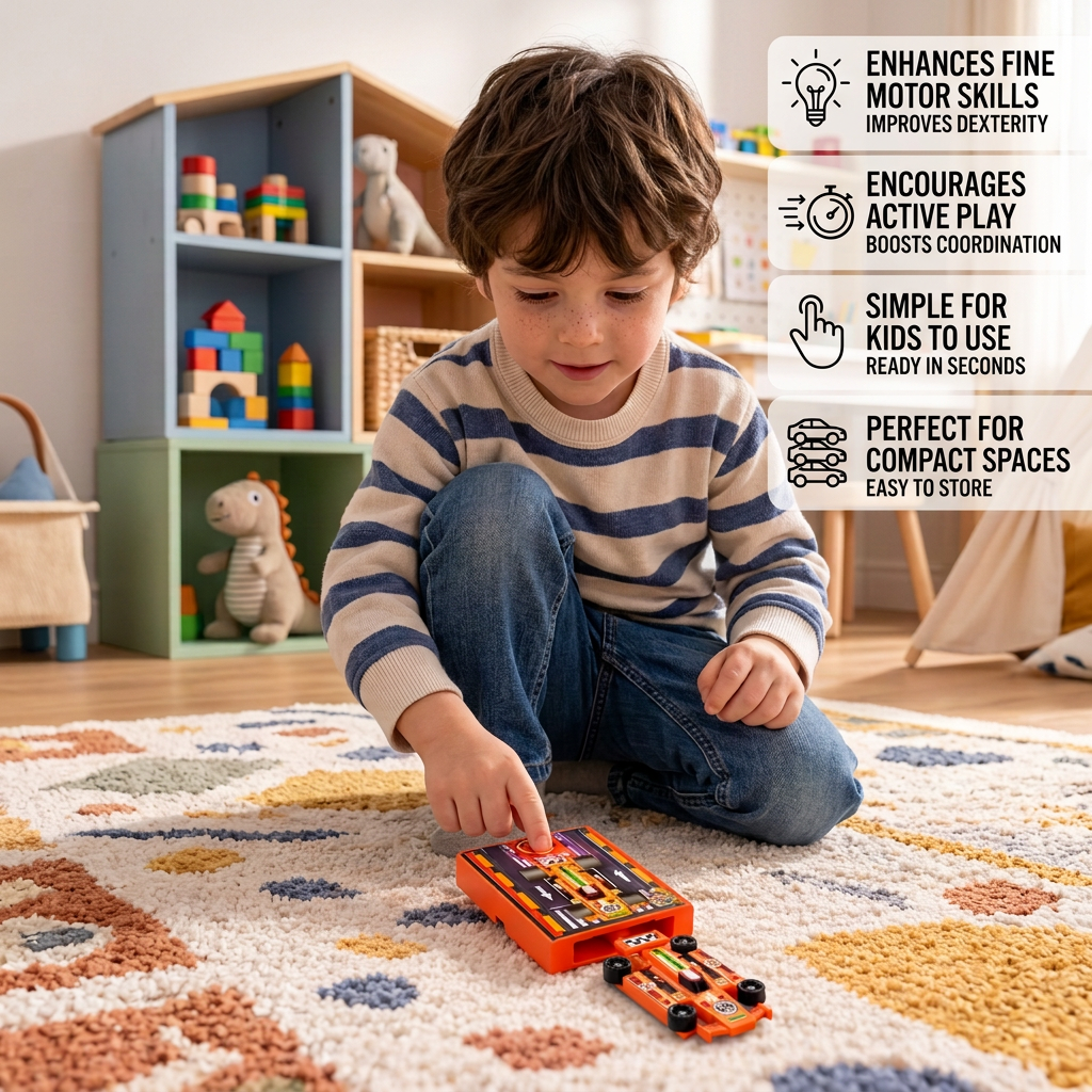 Pocket Size Race Car Launcher Toy