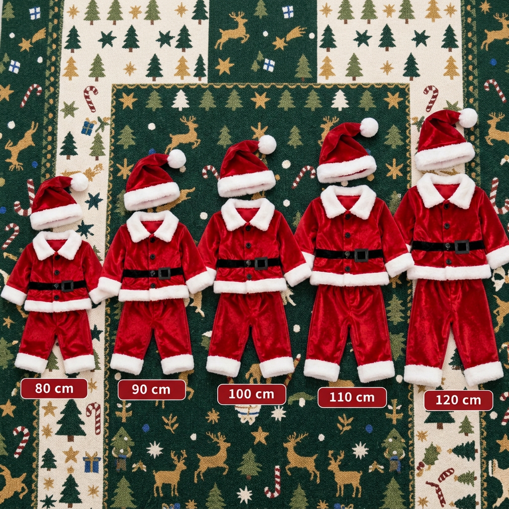 Baby & Toddler Santa Costume Set