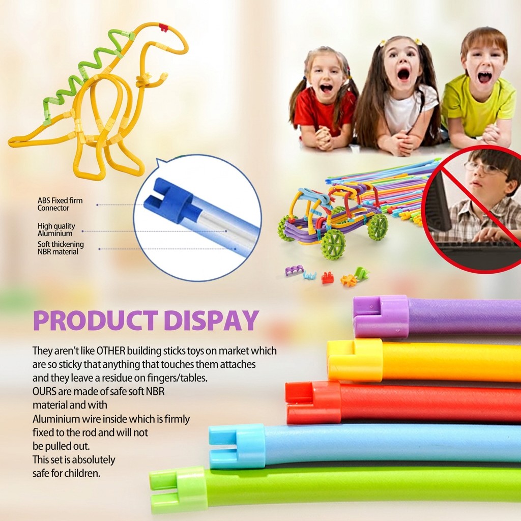 DIY Twisty Sticks – Creative 3D Building & STEM Construction Set