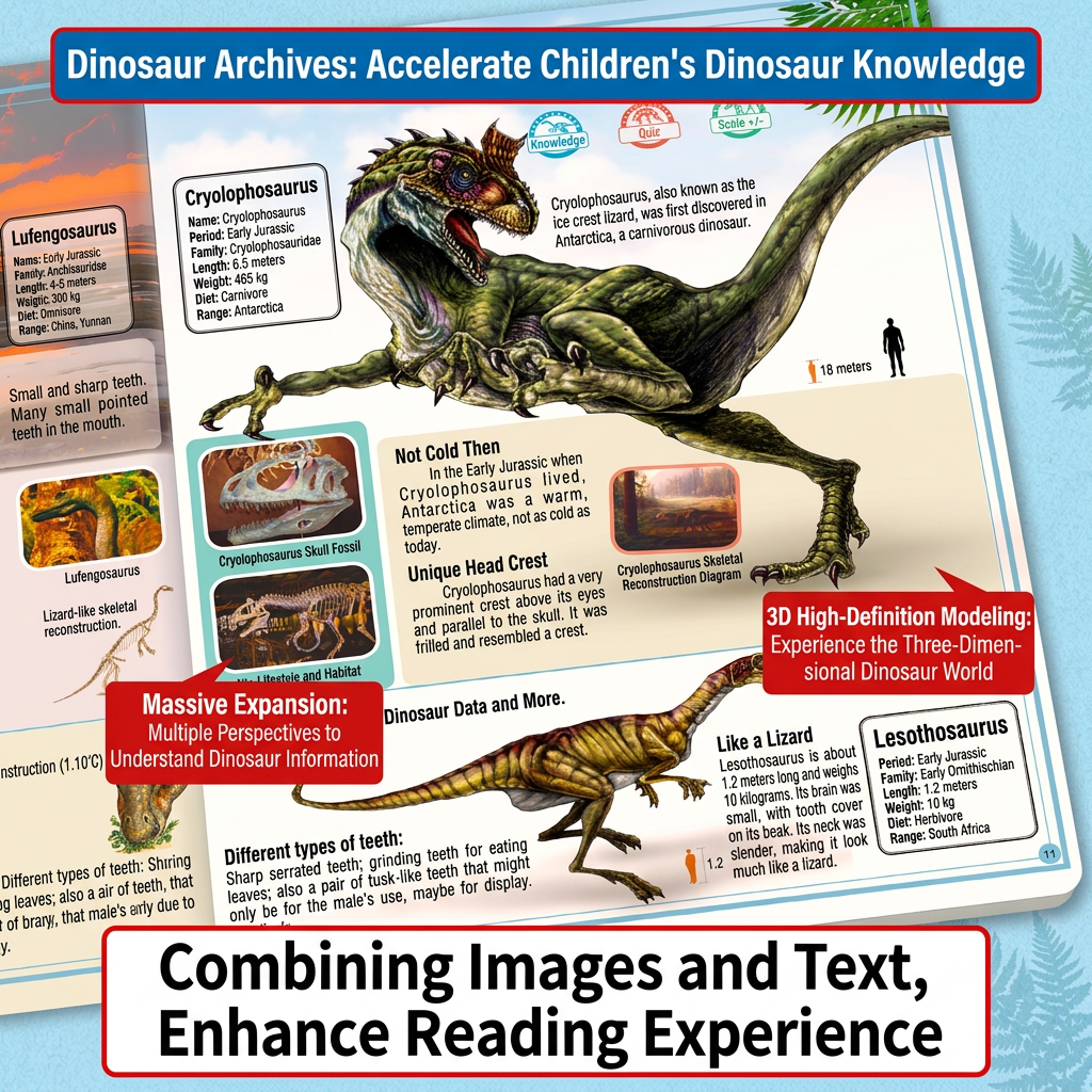 Interactive Talking Dinosaur Encyclopedia Book