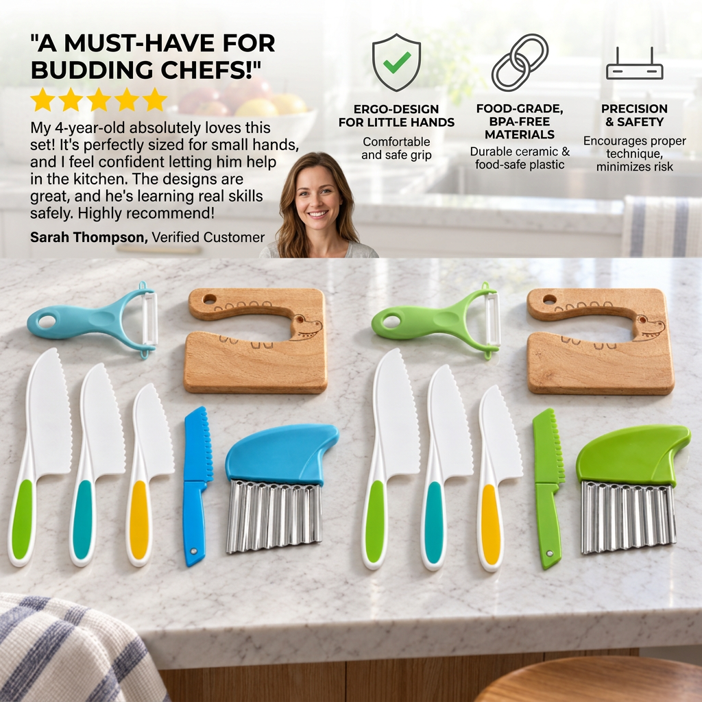 Safe Kitchen Set - For Little Chefs