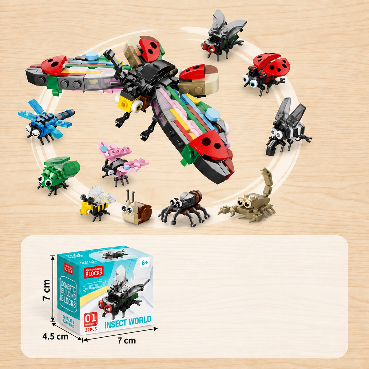 Animal Building Blocks Set