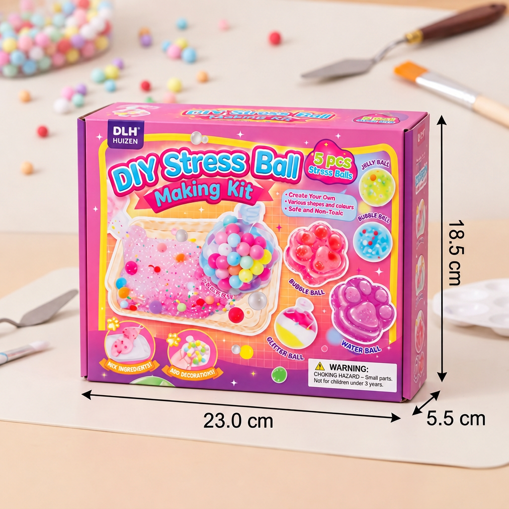 DIY Stress Ball Making Kit for Kids – Create Your Own Squishy Sensory Balls