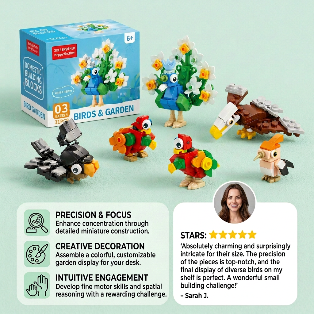 Animal Building Blocks Set