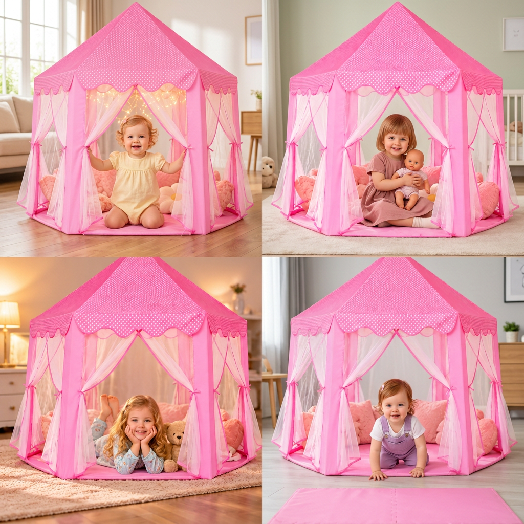 Princess Castle Play Tent for Indoor & Outdoor Fun