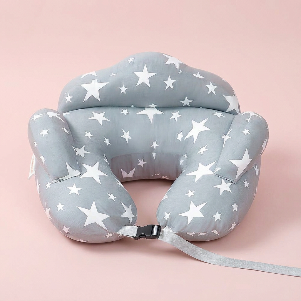 Multifunctional Nursing Pillow for Breastfeeding & Bottle Feeding with Removable Cover