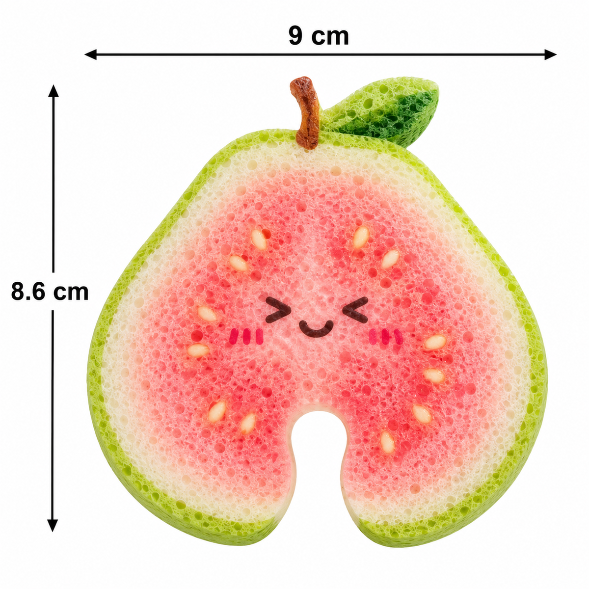 Fruit-Shaped Pop-Up Cellulose Sponges – 3-Pack of Plant-Based, Non-Scratch Kitchen Sponges