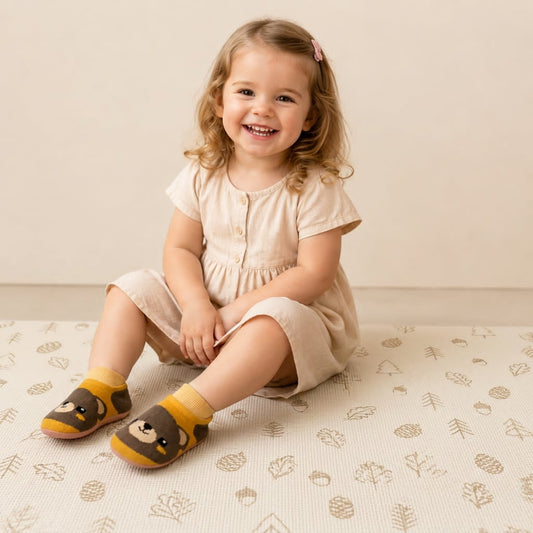Non-Slip Cartoon Sock Shoes for Babies & Toddlers
