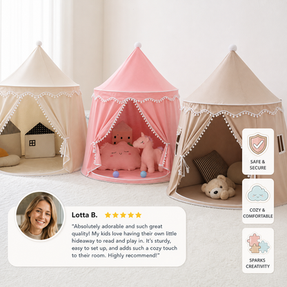 Cozy Kids Play Tent – A Charming Hideaway for Reading & Play