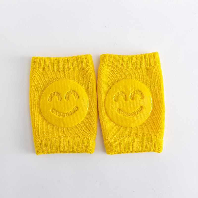 Baby Crawling Knee Pads – Non-Slip Protection with Smiley Face Design
