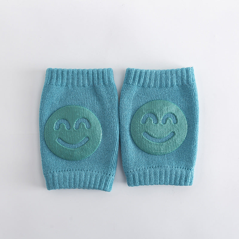 Baby Crawling Knee Pads – Non-Slip Protection with Smiley Face Design