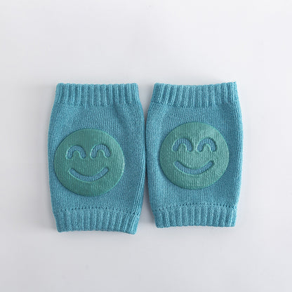 Baby Crawling Knee Pads – Non-Slip Protection with Smiley Face Design