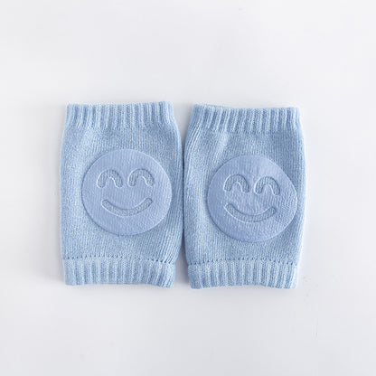 Baby Crawling Knee Pads – Non-Slip Protection with Smiley Face Design