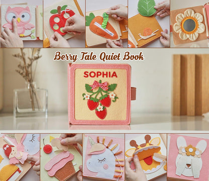 Kids Felt Book Personalized