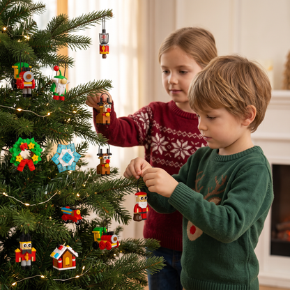 Christmas Ornament Building Blocks Advent