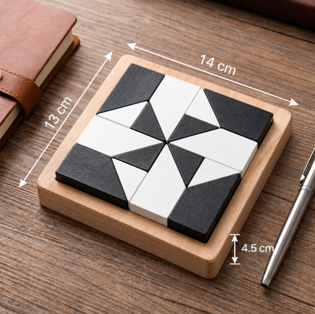 Dual Color Logic Puzzle Game in Pocket Size