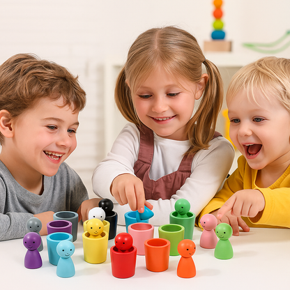 ColorMind Wooden Sorting Challenge