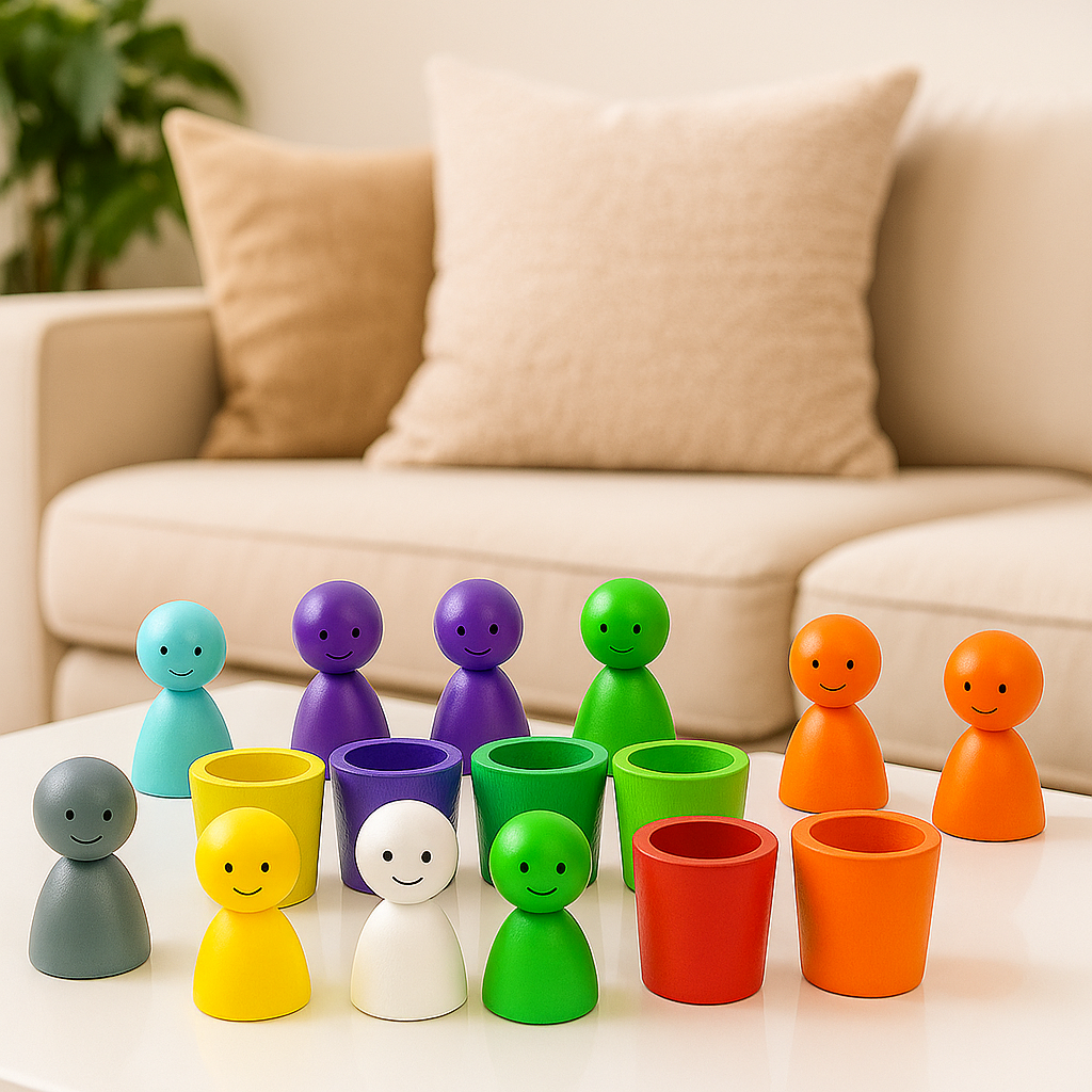 ColorMind Wooden Sorting Challenge
