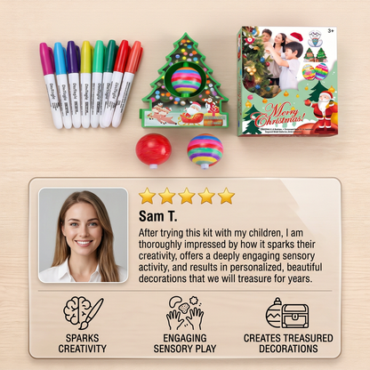 DIY Christmas Spinning Ornament Painting Kit