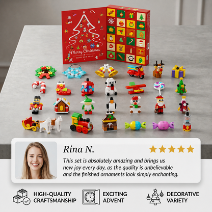Christmas Ornament Building Blocks Advent