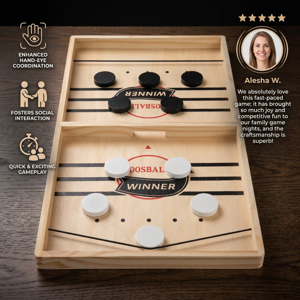 Wooden Sling Shot Chess board game
