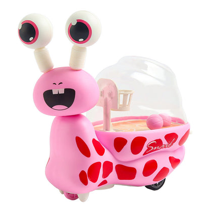 3-in-1 Moving Snail Toy with Basketball Hoop & Telescopic Eyes