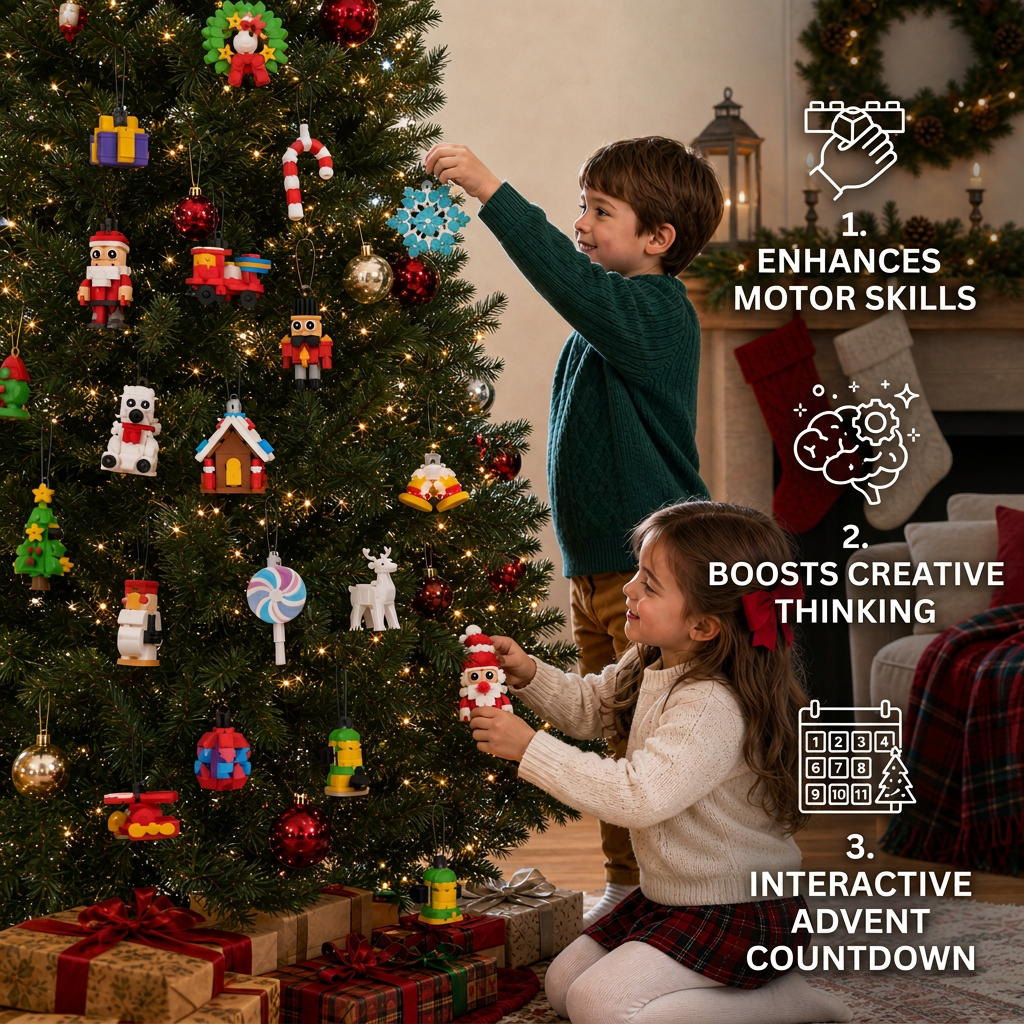 Christmas Ornament Building Blocks Advent