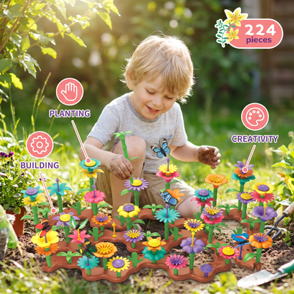 Flower Garden Building Toy for Kids – Creative Planting & Learning Playset for Little Gardeners